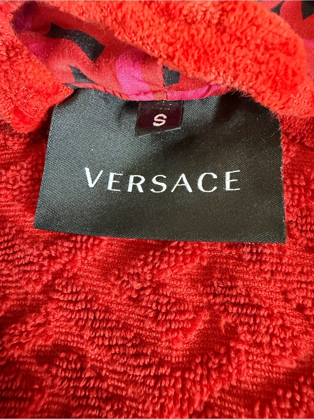Versace Red Robe (Small) - Picture 8 of 11